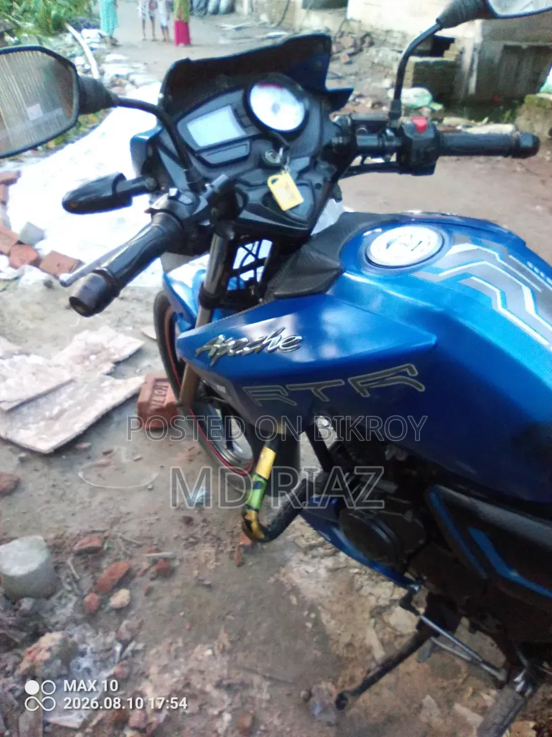 TVS Apache RTR 160 2V 2017 Green