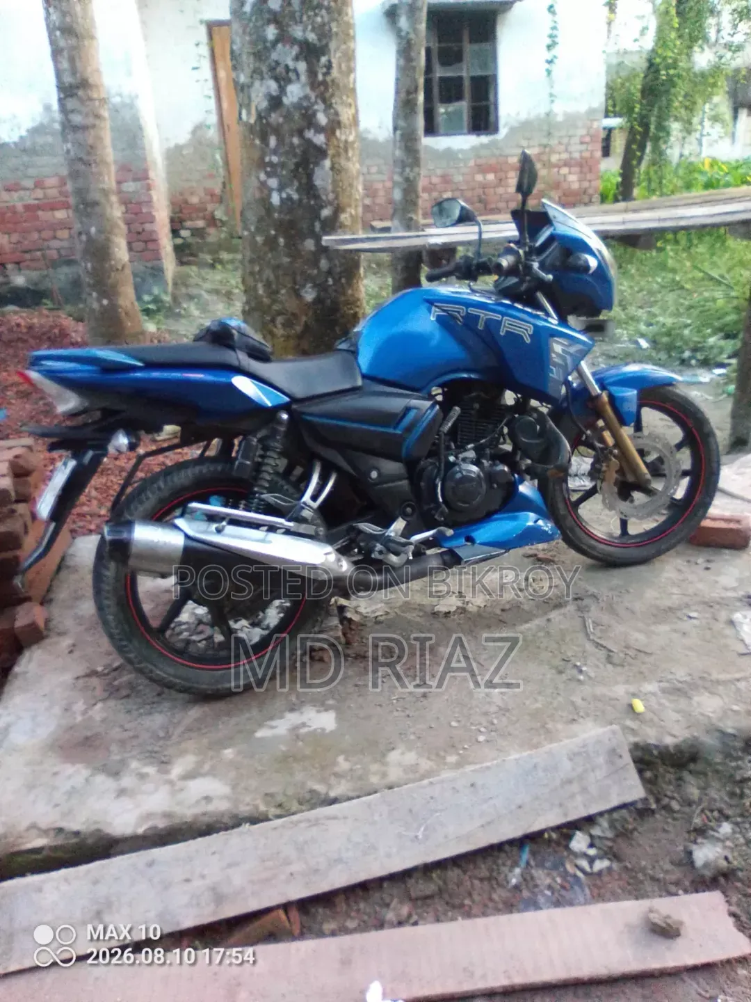 TVS Apache RTR 160 2V 2017 Green