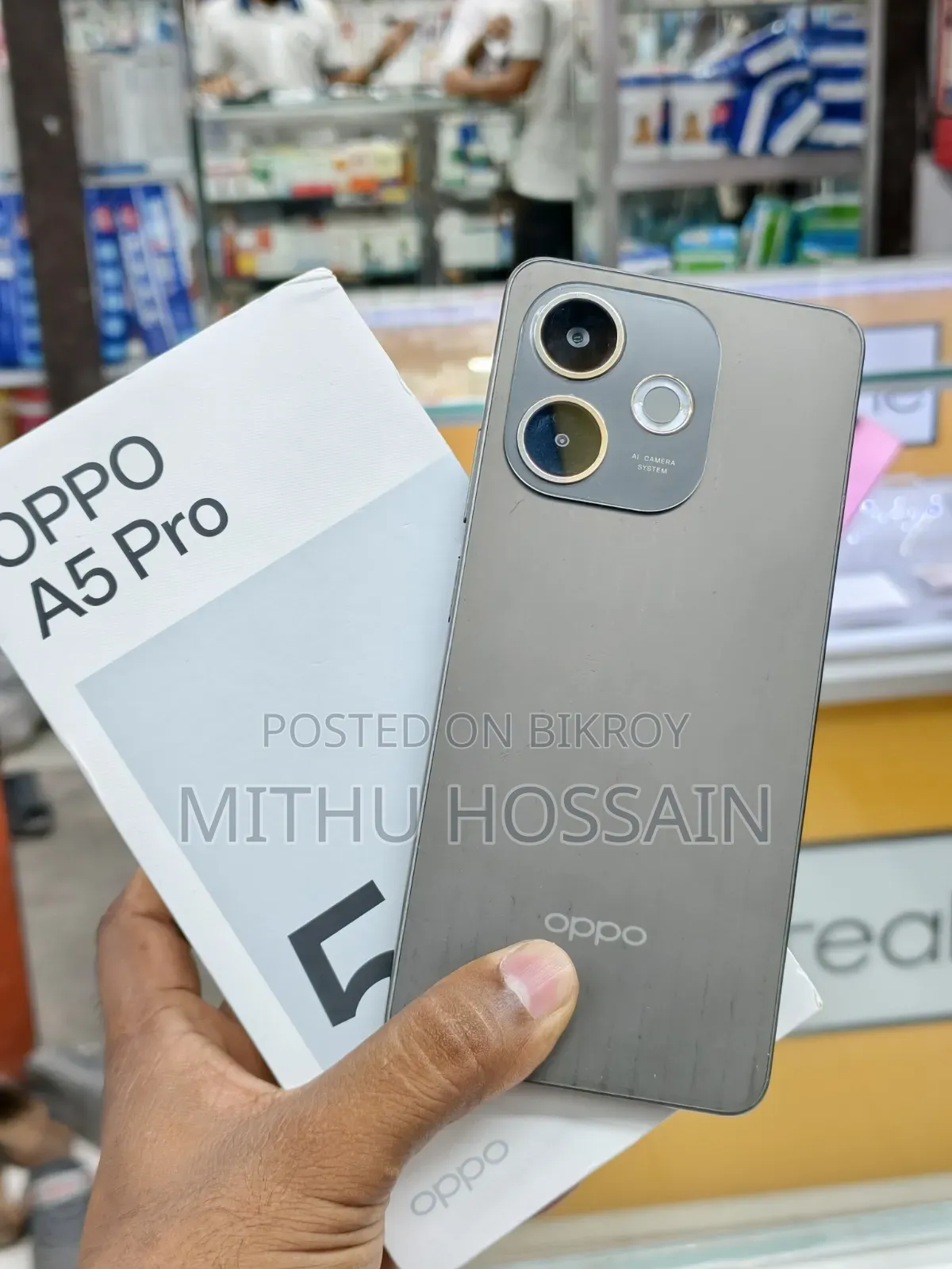 ওপ্পো এ৫ প্রো ৪জি ১২৮ জিবি গ্রে