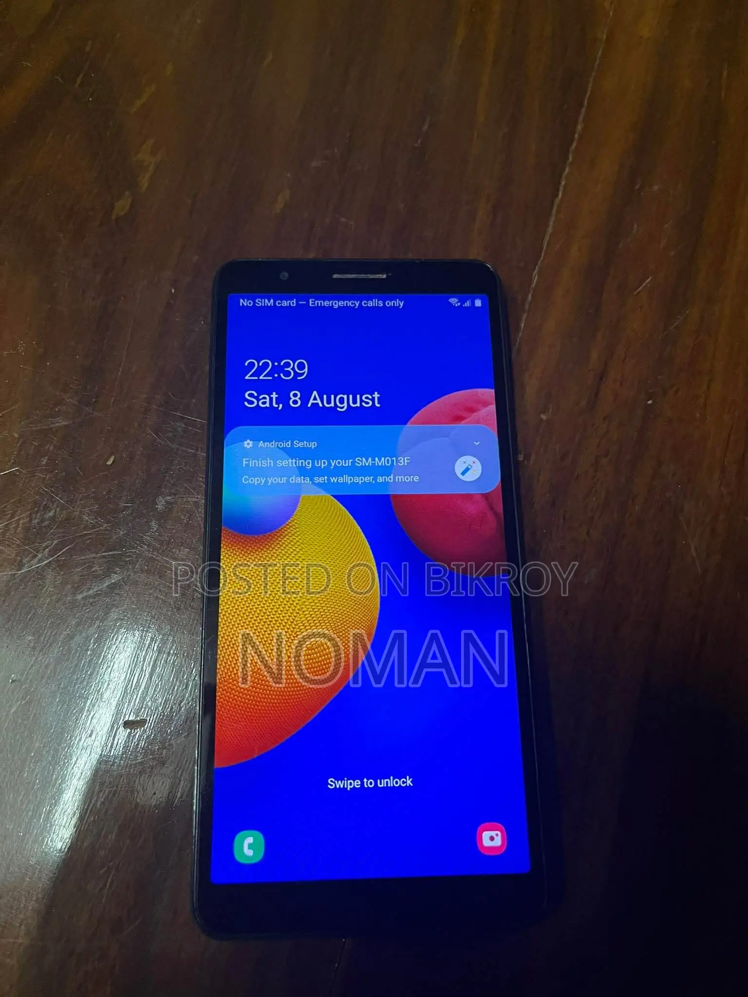 স্যামসাং গ্যালাক্সি এম০১ কোর ৩২ জিবি কালো