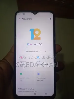 Vivo Y21 64 GB Blue