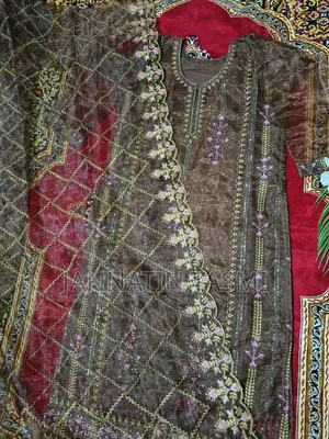 Saami Gourzious Organza Dress With Amazing Dupatta Size 40