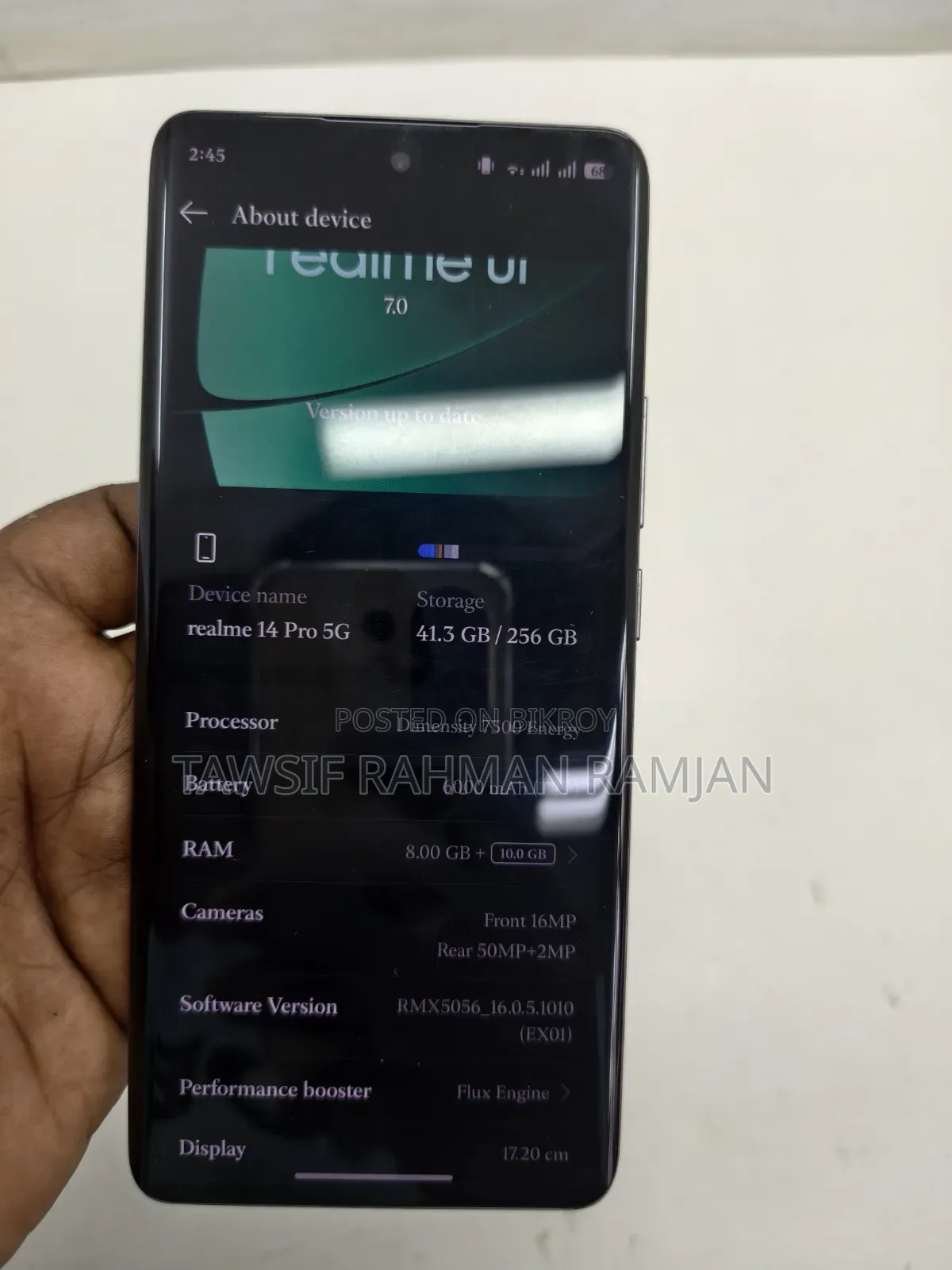 রিয়েলমি ১৪ প্রো ২৫৬ জিবি ব্ল্যাক