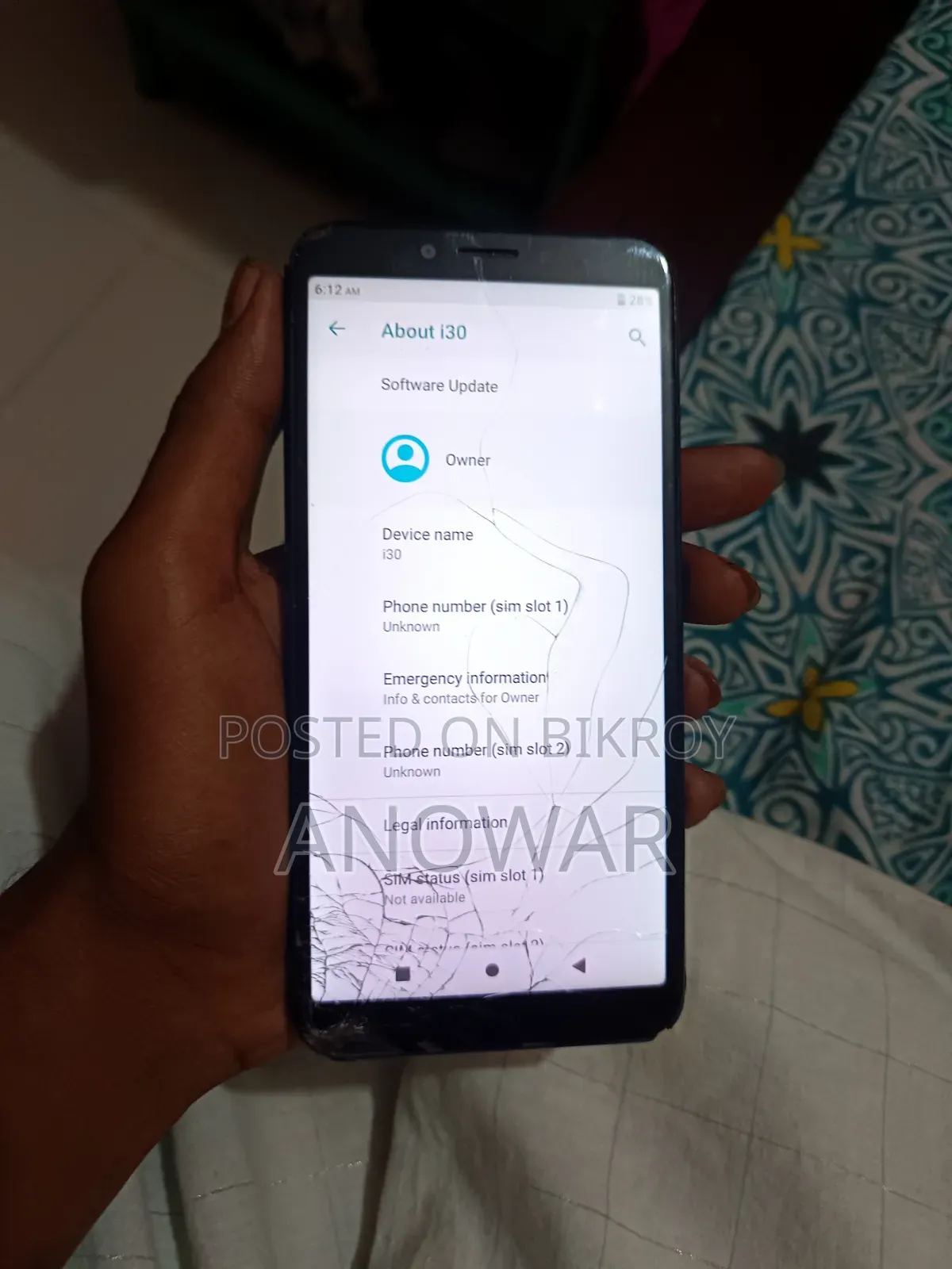 Symphony I30 16 GB Blue