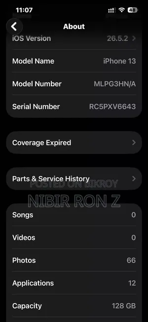 Apple iPhone 13 128 GB White