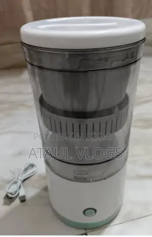 Portable USB Rechargeable Press Blender Citrus Juicer Electric
