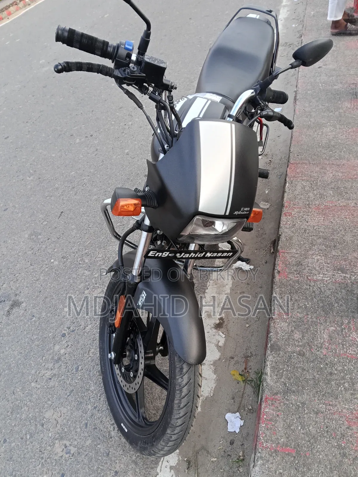 New Hero Splendor Plus Sports 2025 Black