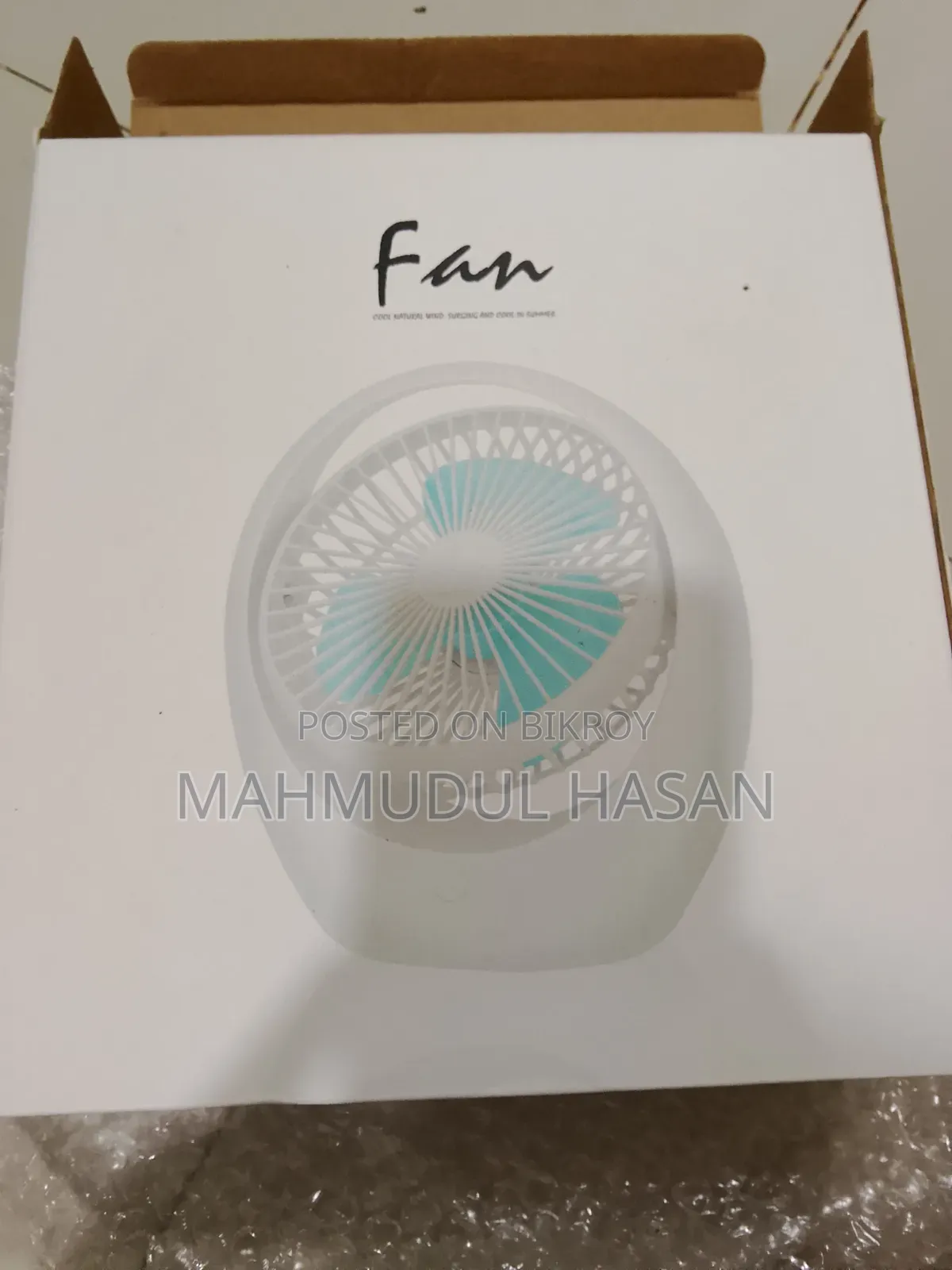 Portable Charger Fan