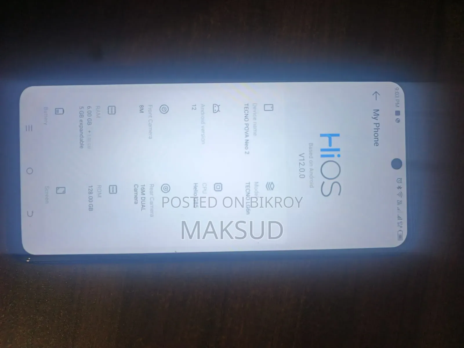 Tecno Pova Neo 2 128 GB Gray