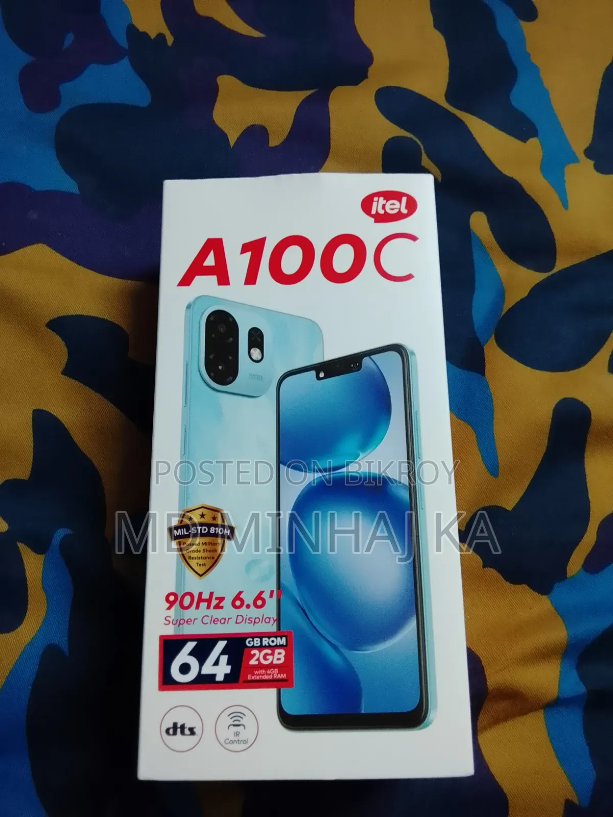 New Itel A100C 64 GB Graphite