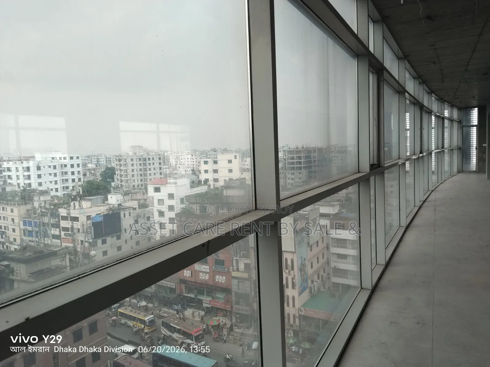 ৪২০০-বর্গফুট বাণিজ্যিক স্পেস ভাড়া # বাড্ডা লিংক রোড