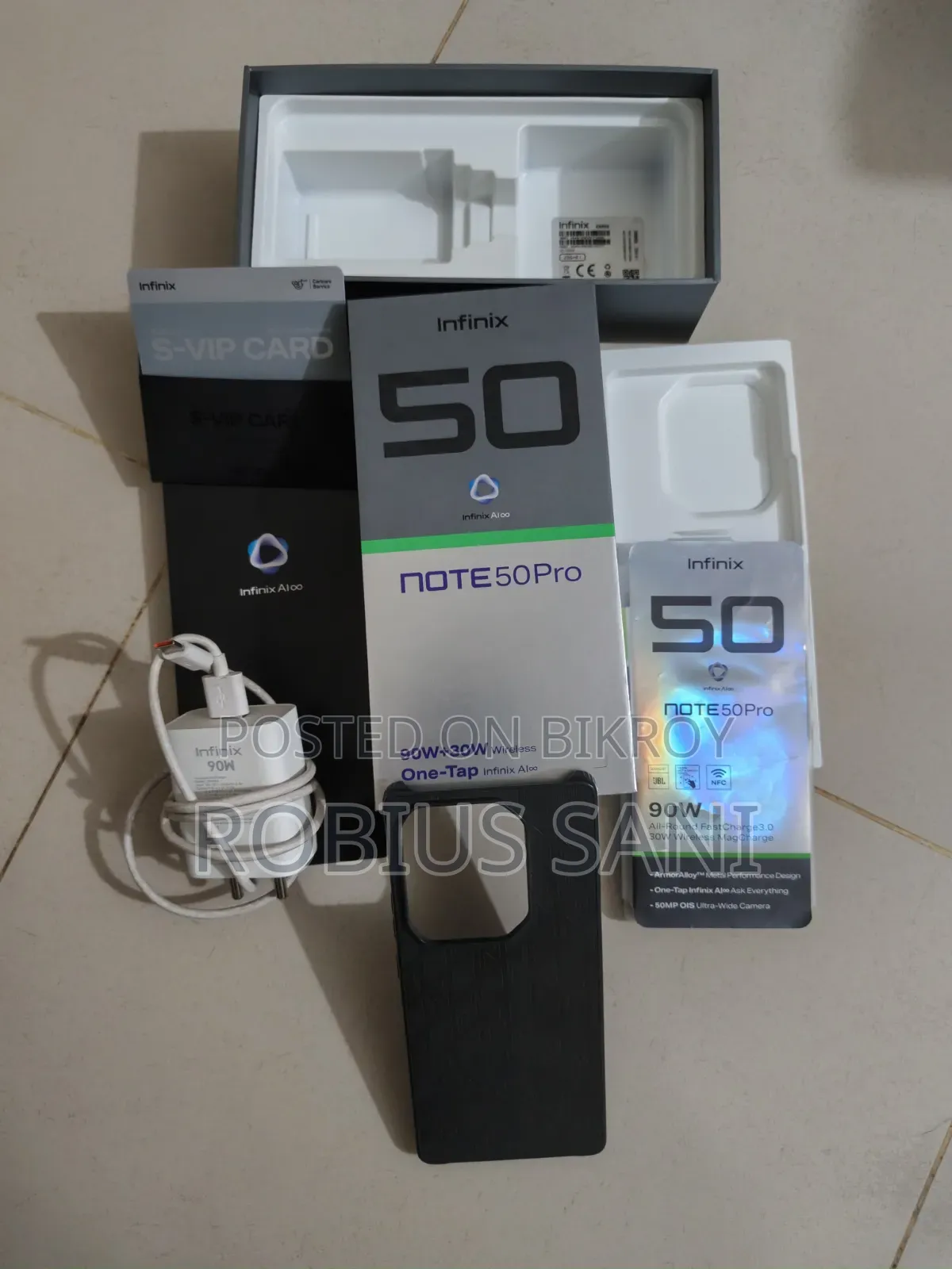 Infinix Note 50 Pro 256 GB Black