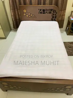 Malaysian Wooden Bed — Brand New, Almost Like New