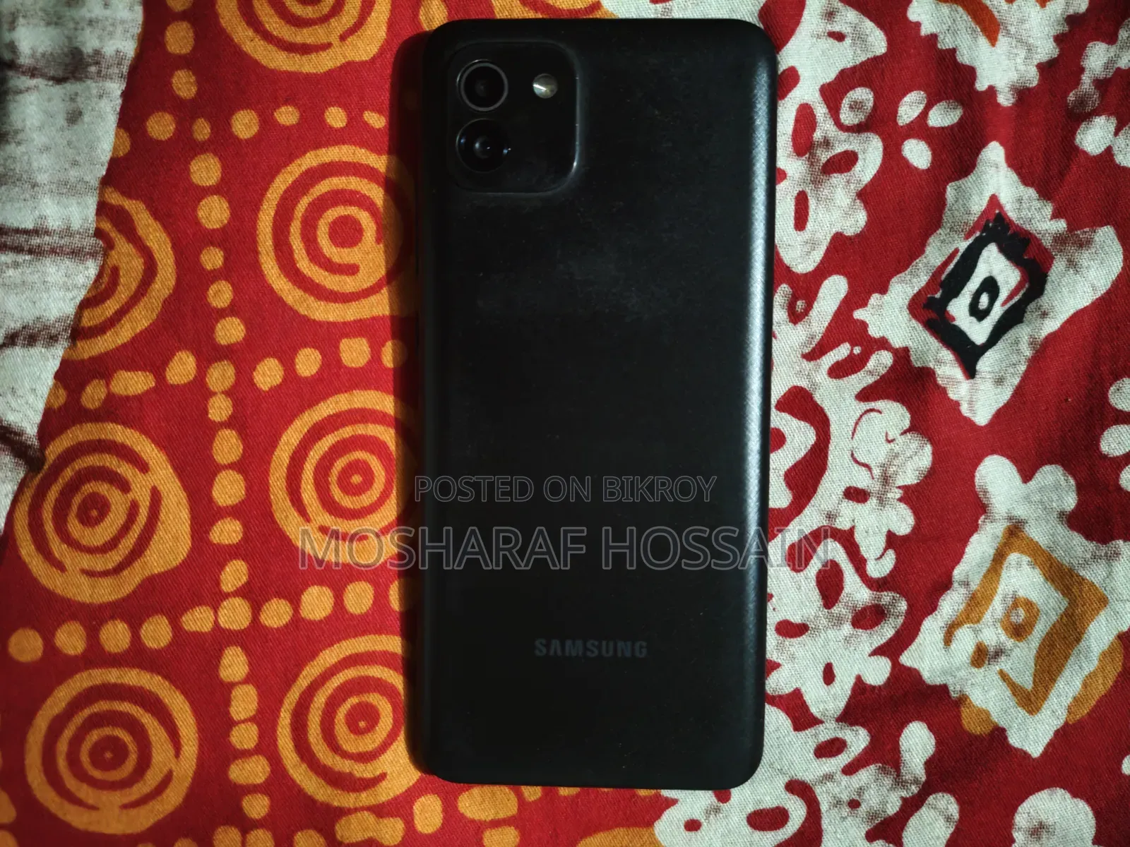 স্যামসাং গ্যালাক্সি এ০৩ ৩২ জিবি ব্ল্যাক