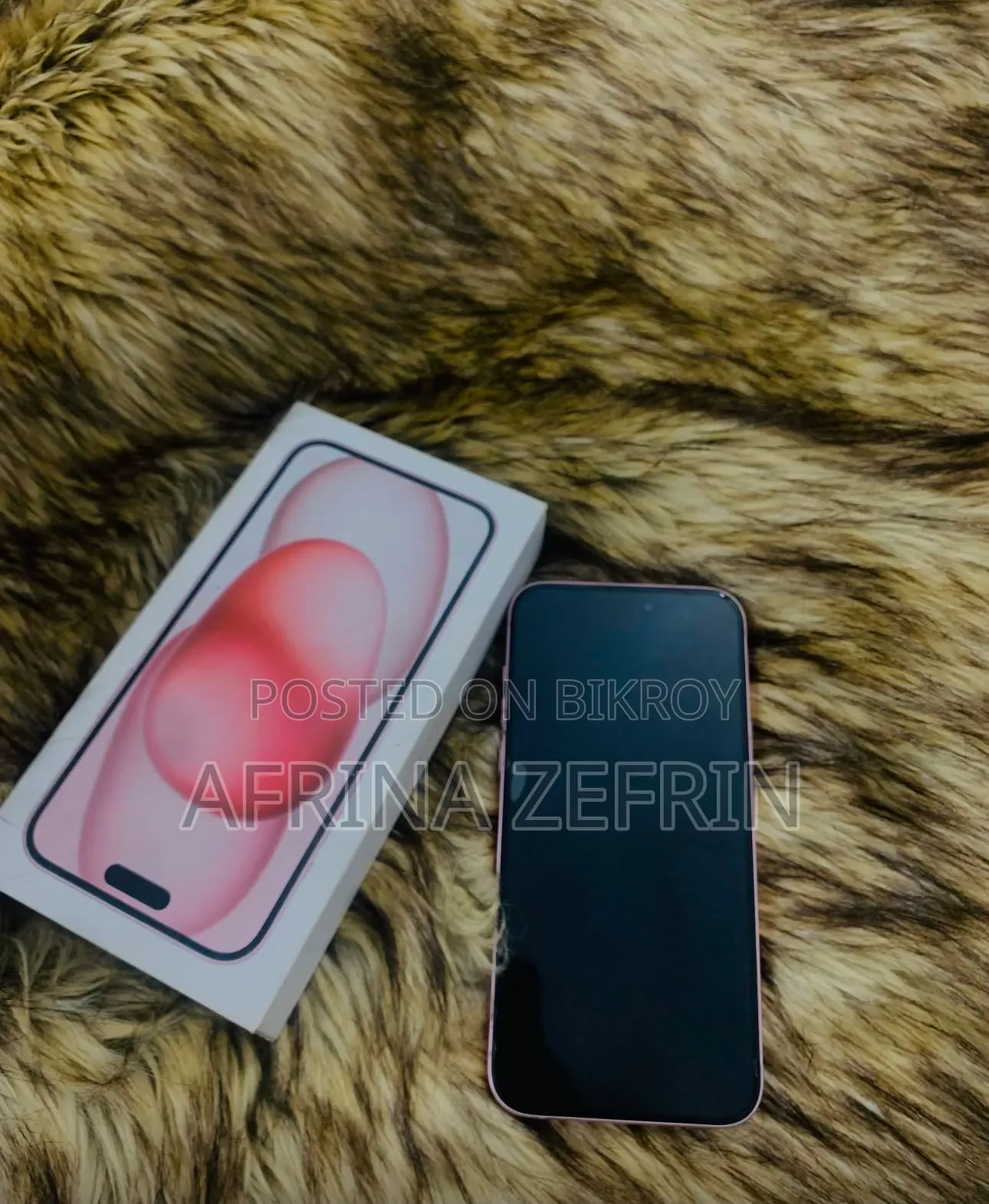 নতুন অ্যাপল আইফোন ১৫ প্লাস ১২৮ জিবি গোলাপি