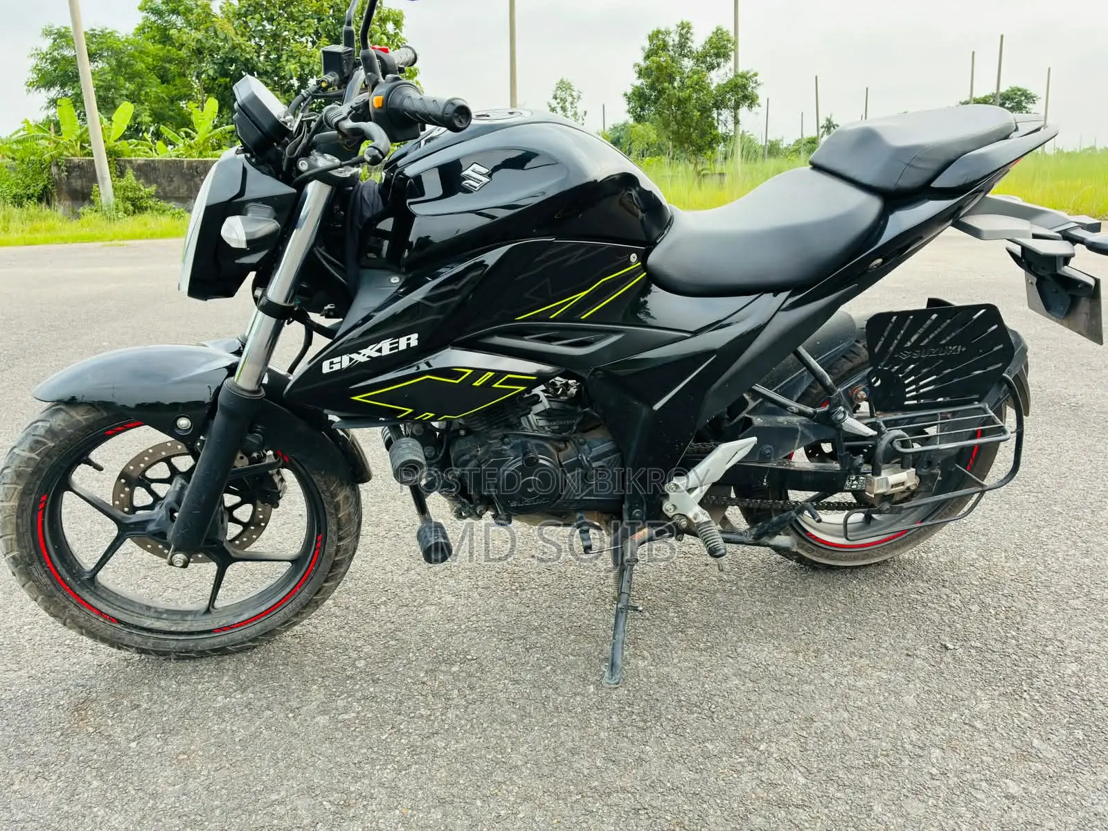 Suzuki Gixxer 2024 Black