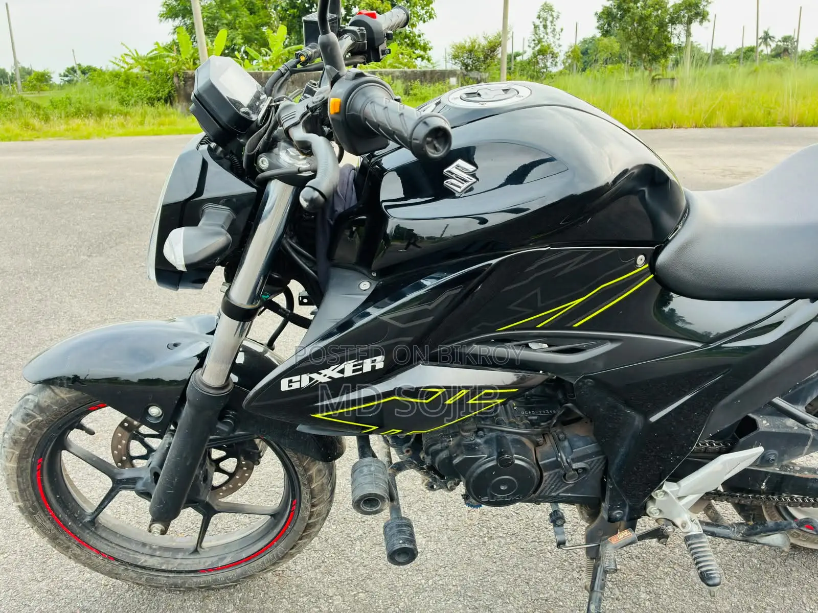 Suzuki Gixxer 2024 Black
