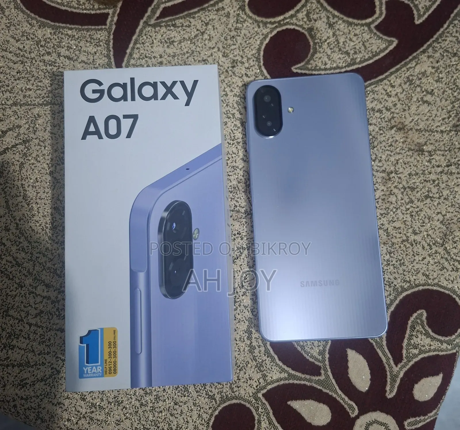 স্যামসাং গ্যালাক্সি এ০৭ ১২৮ জিবি গ্রে