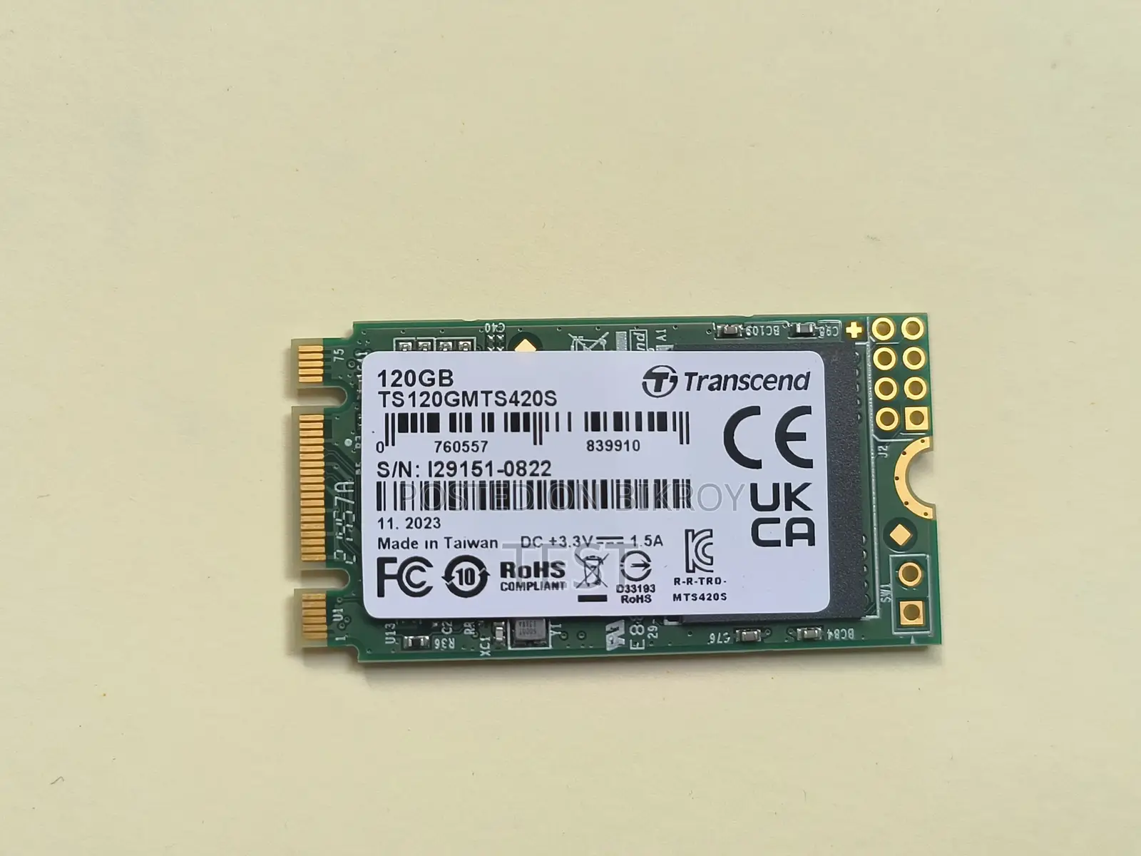 Transcend 120gb M.2 SSD Iii 6gb/S