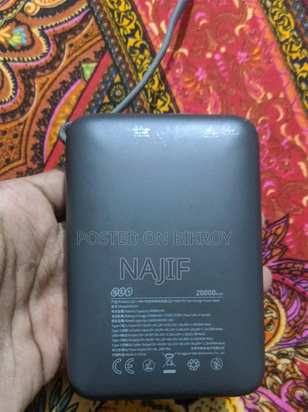 New 20000Mh Power Bank 1Year Warranty