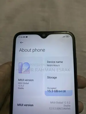 জিয়াওমি রেডমি নোট ৮ ৬৪ জিবি কালো