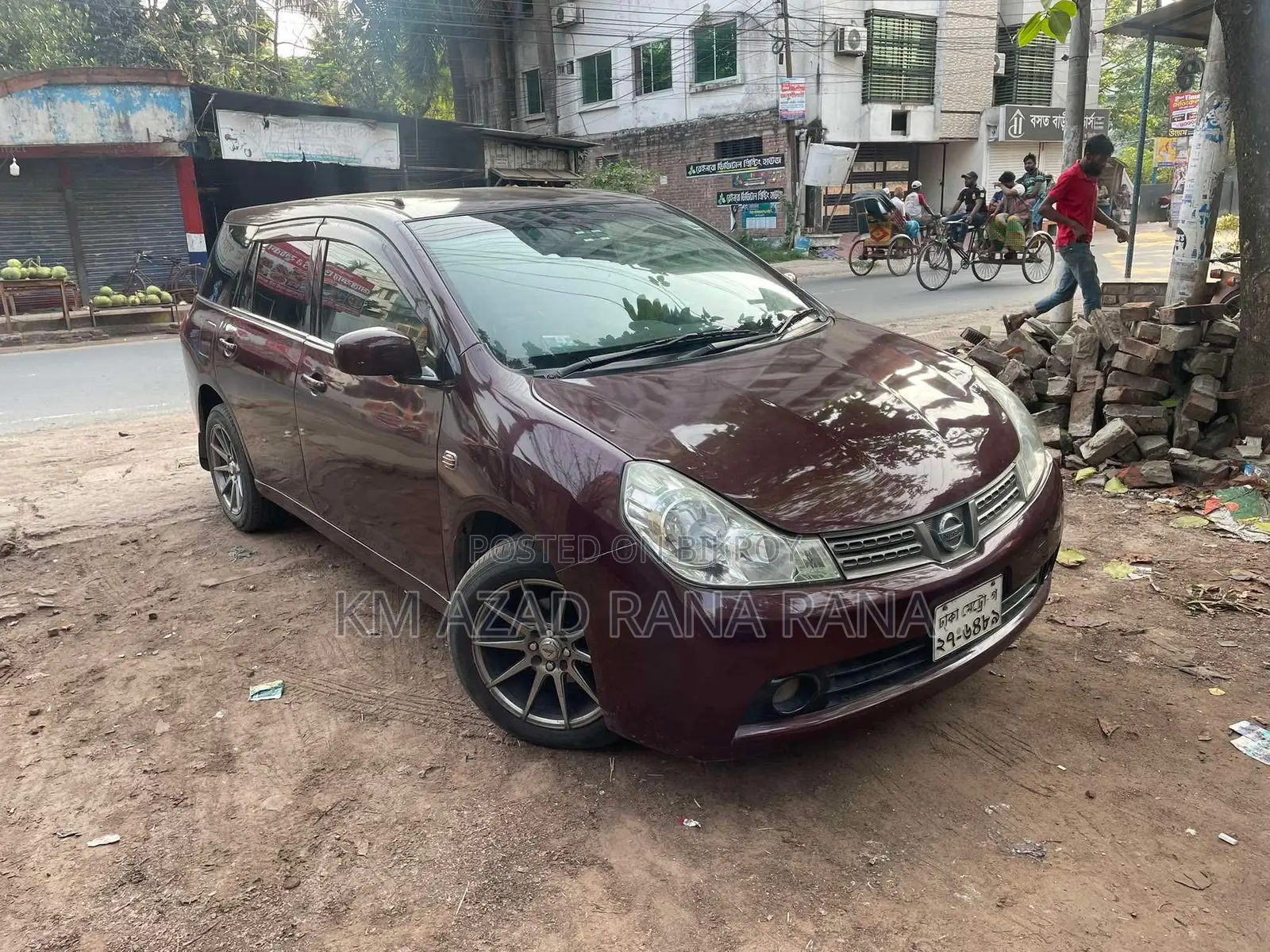 Nissan Wingroad 2006 Maroon