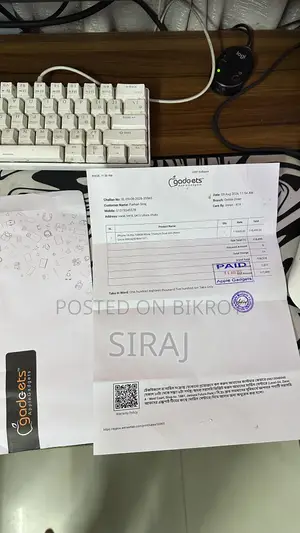 নিউ অ্যাপল আইফোন ১৬ প্রো ১২৮ জিবি হোয়াইট