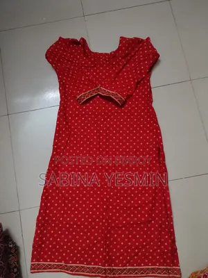 Premium Red and Basanti Combo Cotton 2-Piece (Brand New/Unused)