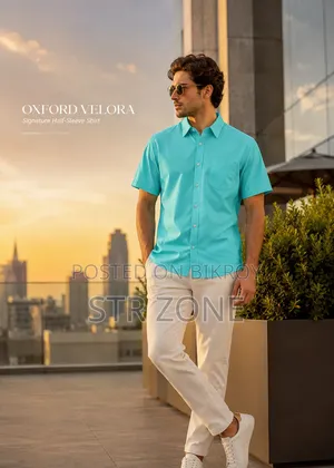 OXFORD VELORATM Signature Half-Sleeve Shirt 👕