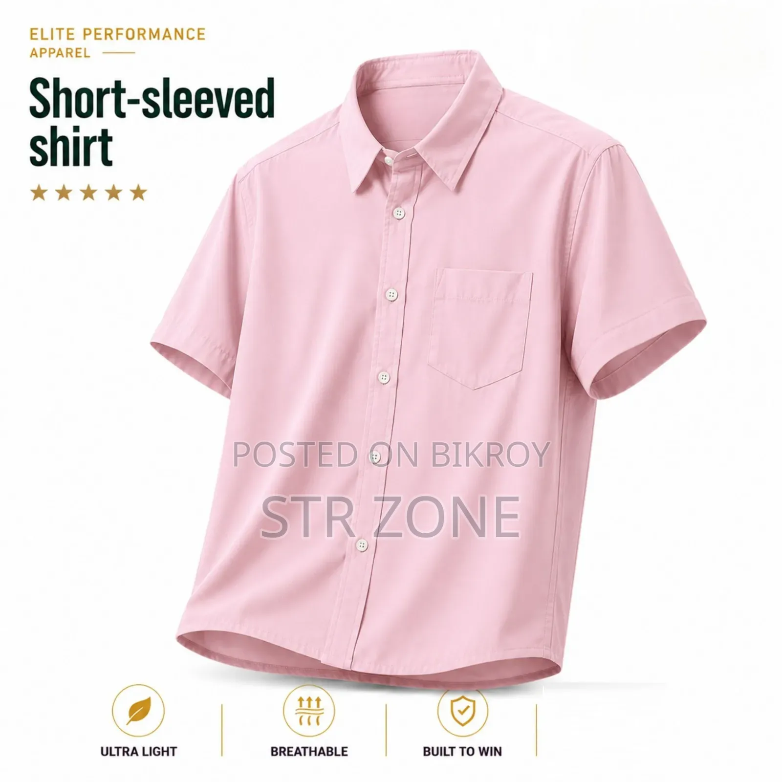 OXFORD VELORATM Signature Half-Sleeve Shirt 👕
