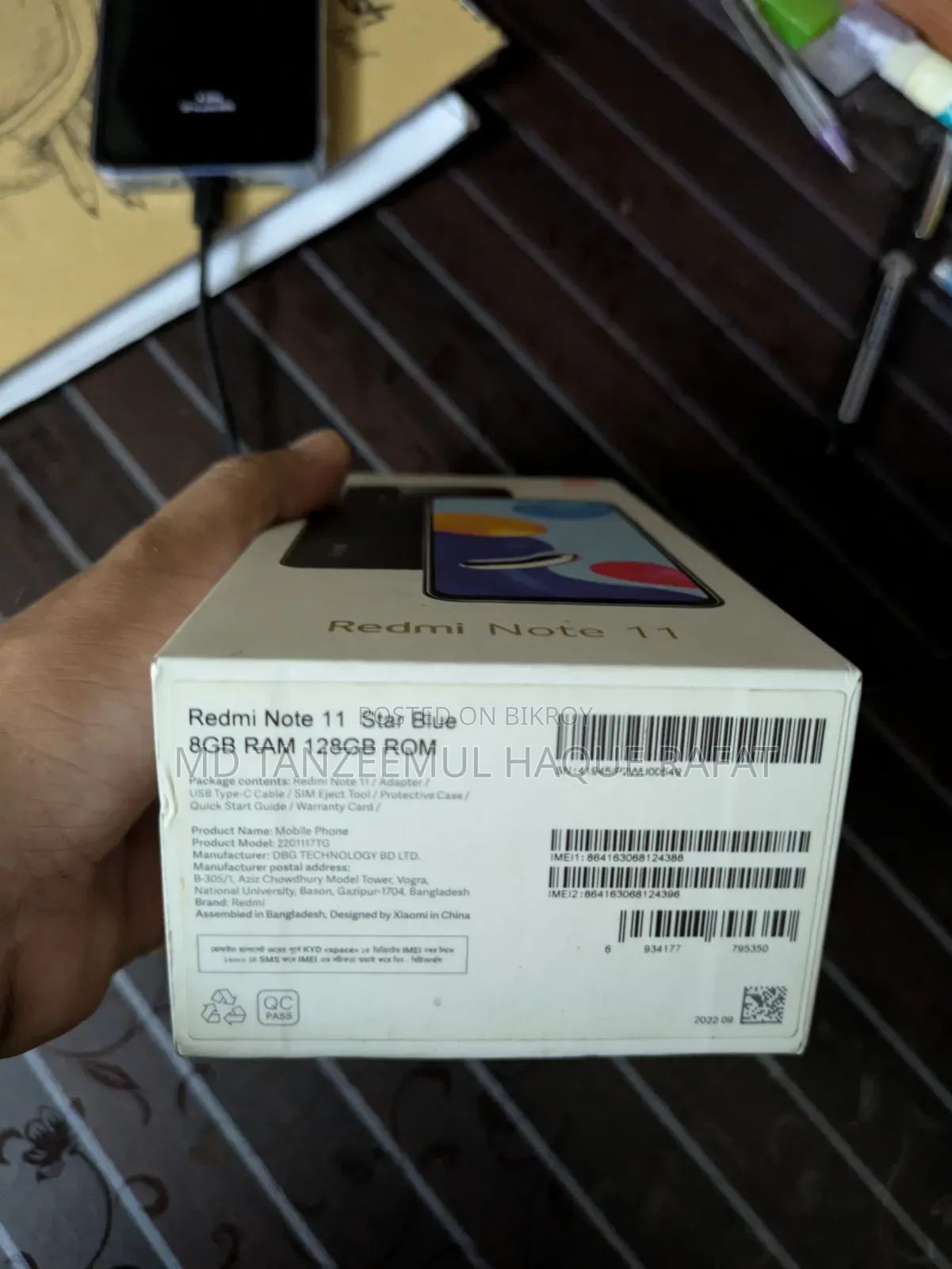 Xiaomi Redmi Note 11 128 GB Blue
