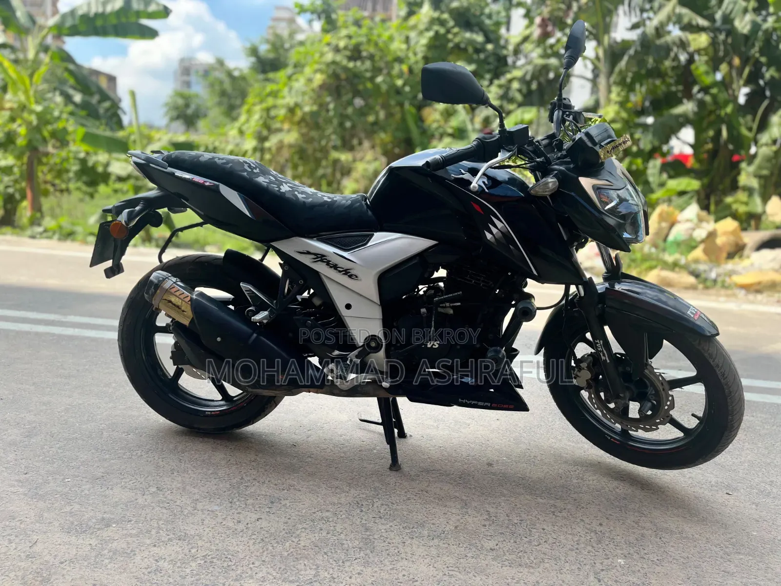 TVS Apache 160 4V 2022 Black