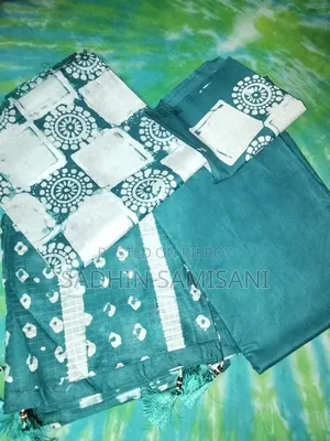 Batic Cotton Three Piece Per Piece 1200 Free Size