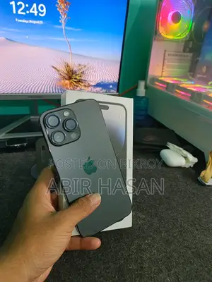 অ্যাপল আইফোন ১৪ প্রো ম্যাক্স ২৫৬ জিবি ব্ল্যাক