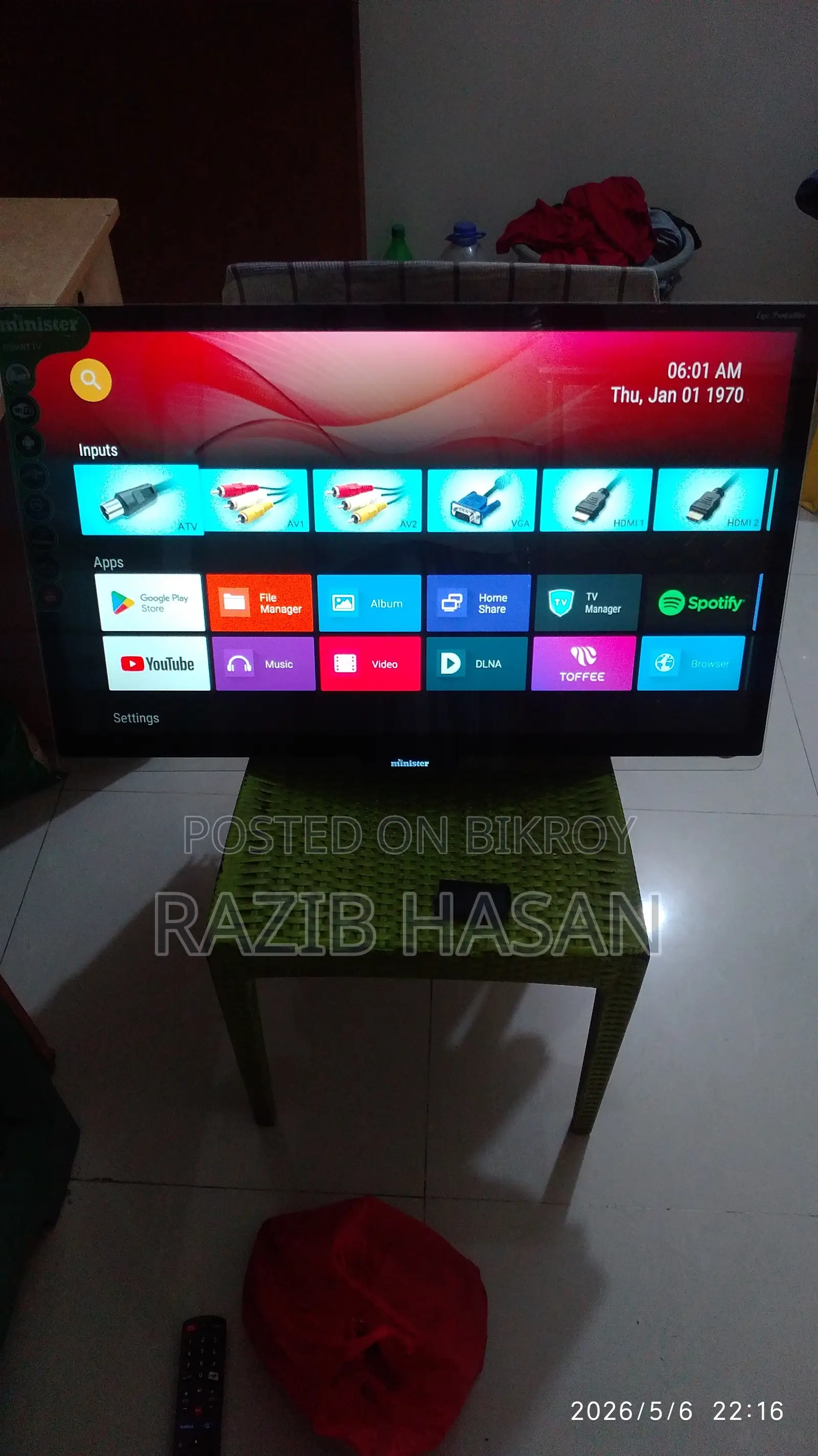 32 Inch Minister Smart TV
