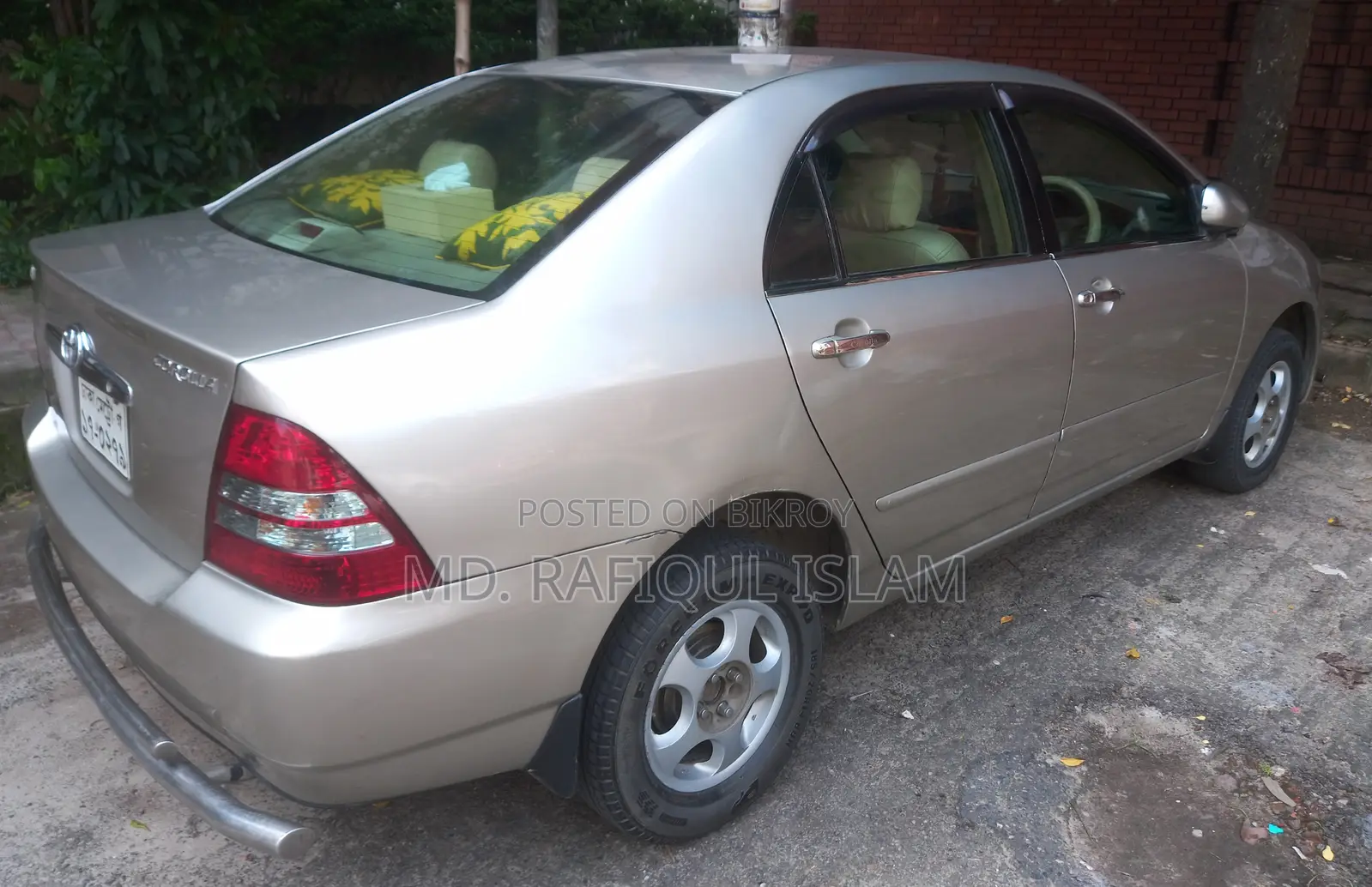 Toyota Corolla Sedan 2001 Beige