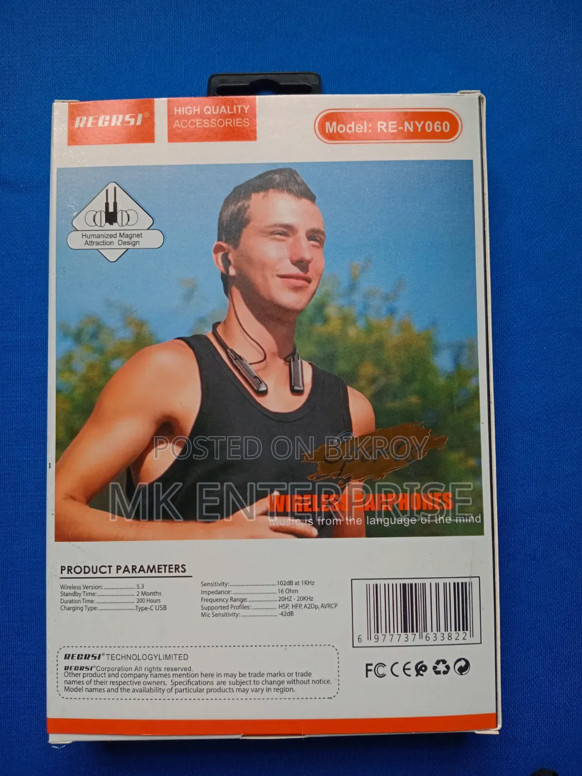 ⭐ Recrsi 200h Neckband | 200 Hours Neckband | Bluetooth Headphone