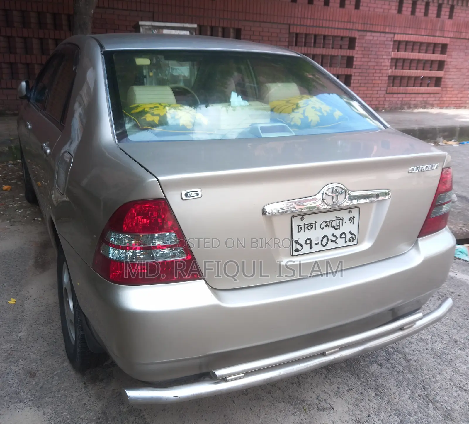 Toyota Corolla Sedan 2001 Beige