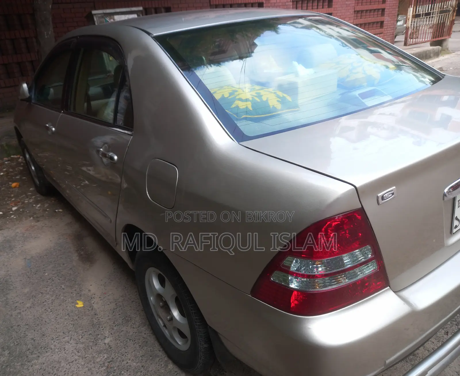Toyota Corolla Sedan 2001 Beige