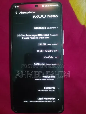 iQOO 256 GB Green