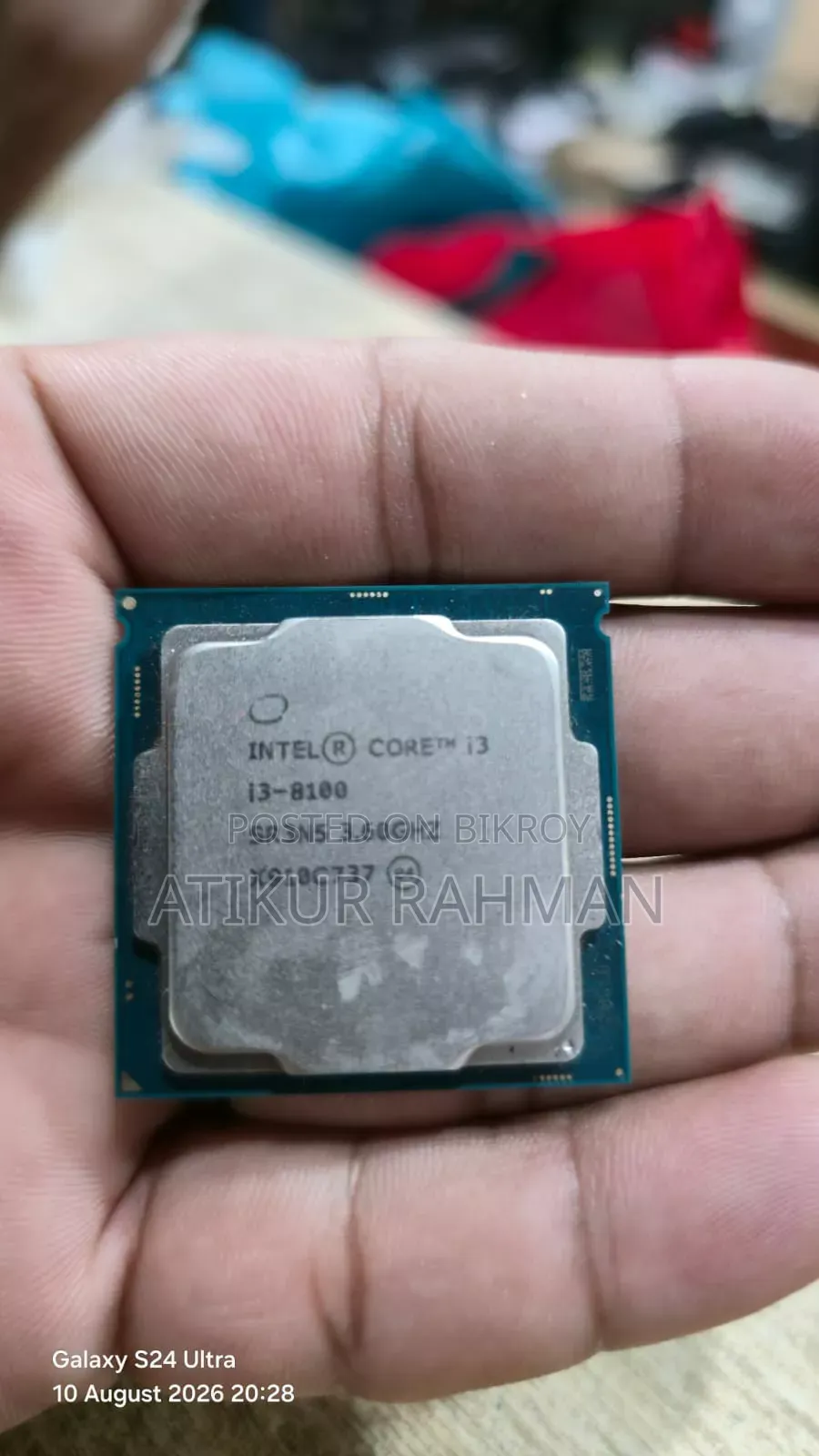 Intel Core I3-8100 - 8th Gen Processor -