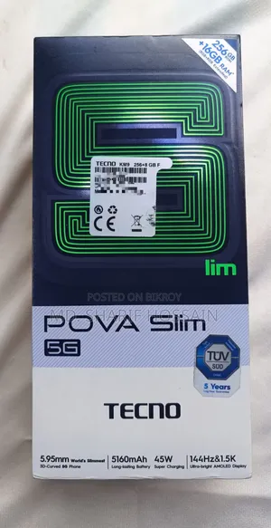 Tecno Pova Slim 5G 256 GB Blue
