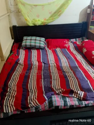 খাট। মালেশিয়ান উড কাঠের খাট। ৬ ফিট ৭ ফিট