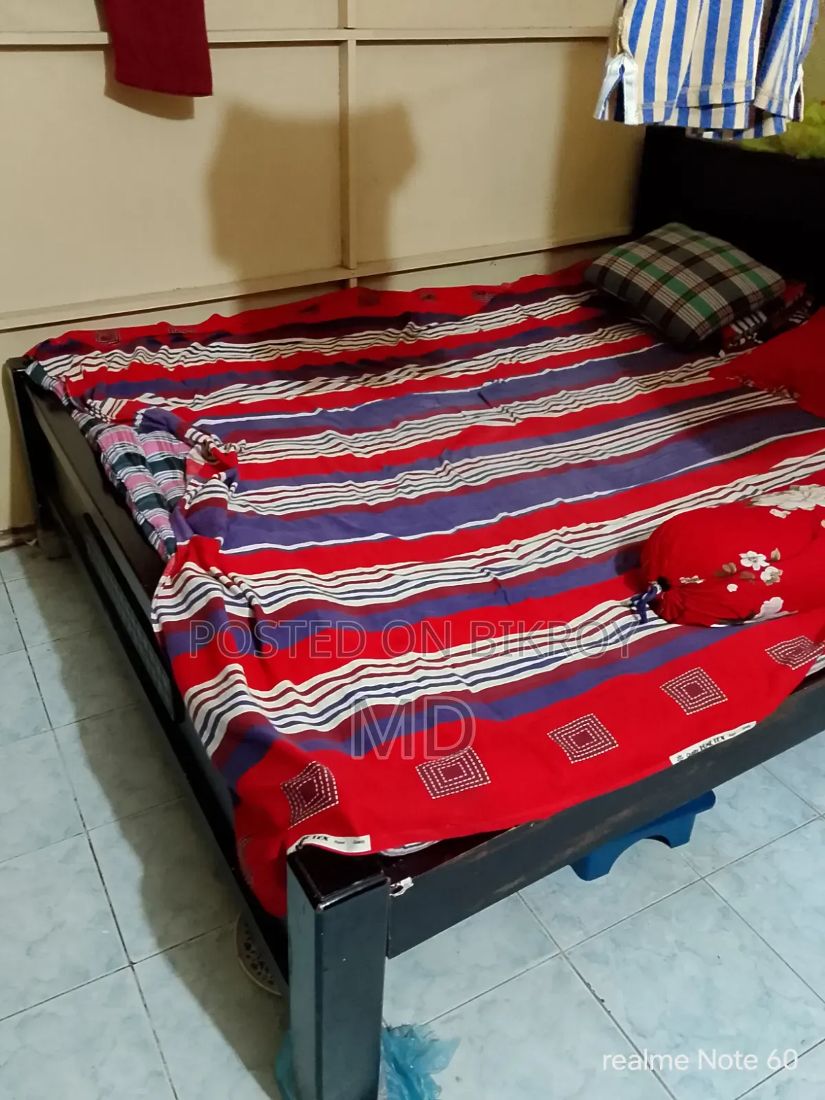 খাট। মালেশিয়ান উড কাঠের খাট। ৬ ফিট ৭ ফিট