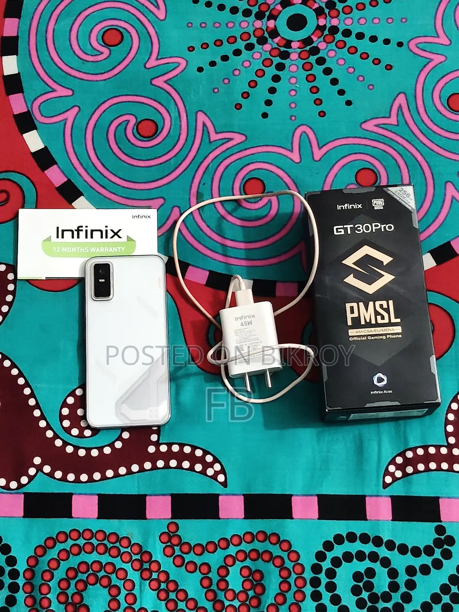 Infinix GT 30 Pro 256 GB White