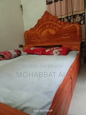 বক্স খাট সেল করা হবে মেহগনি কাঠের তৈরি