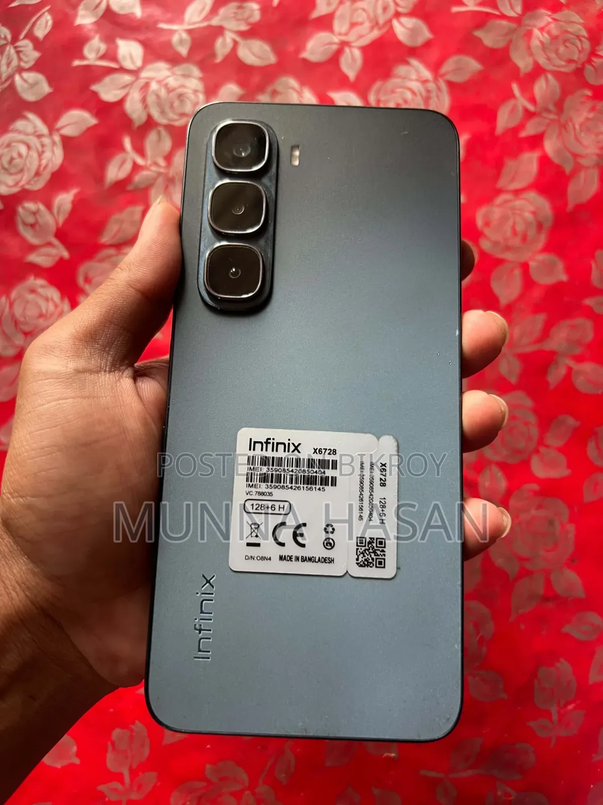 Infinix Hot 60i 128 GB Black