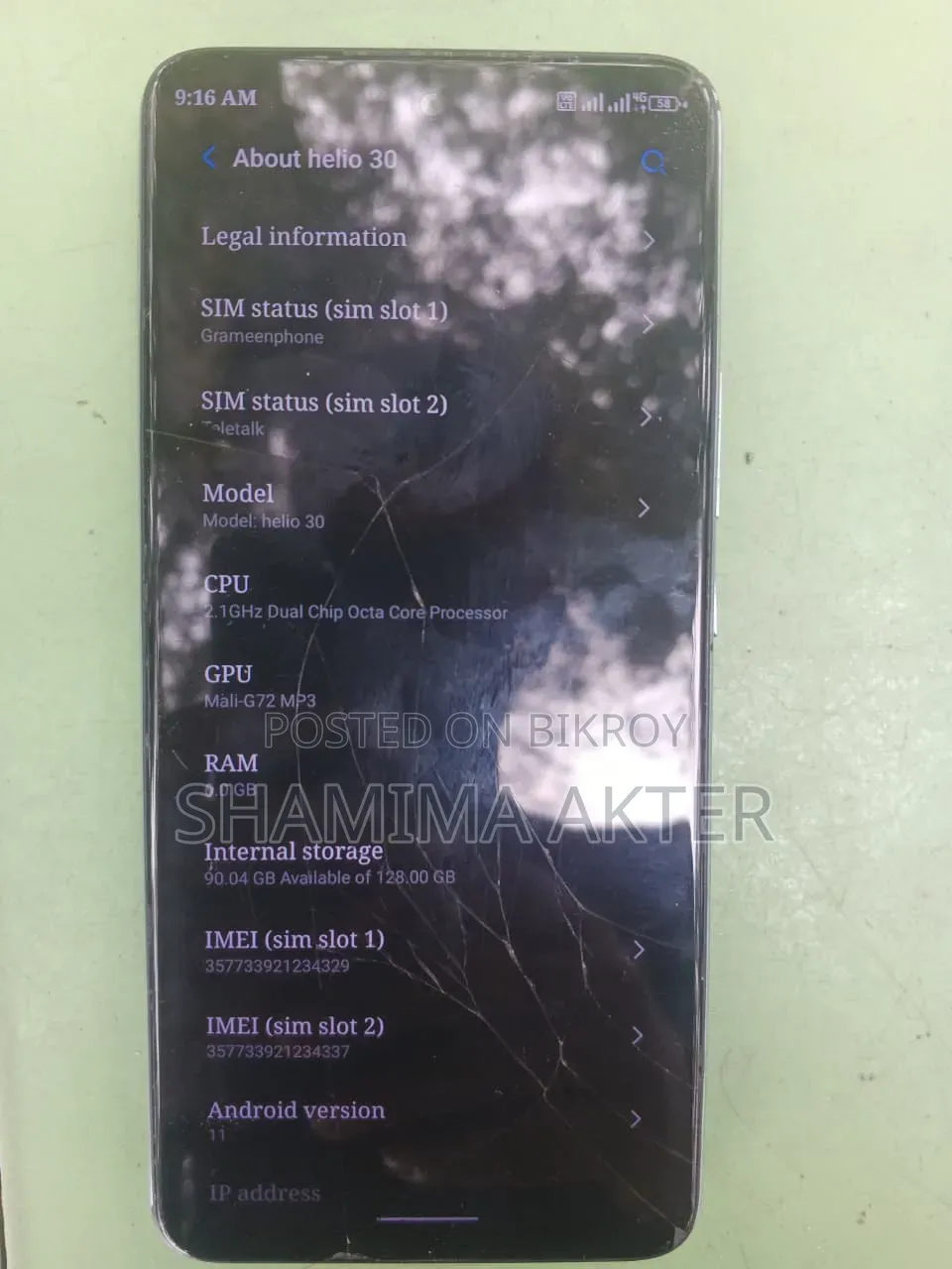 Symphony Helio 30 128 GB White