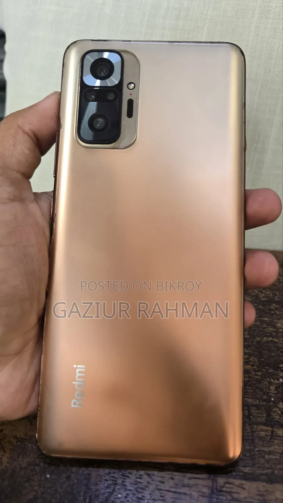 Xiaomi Redmi Note 10 Pro 128 GB রোজ গোল্ড