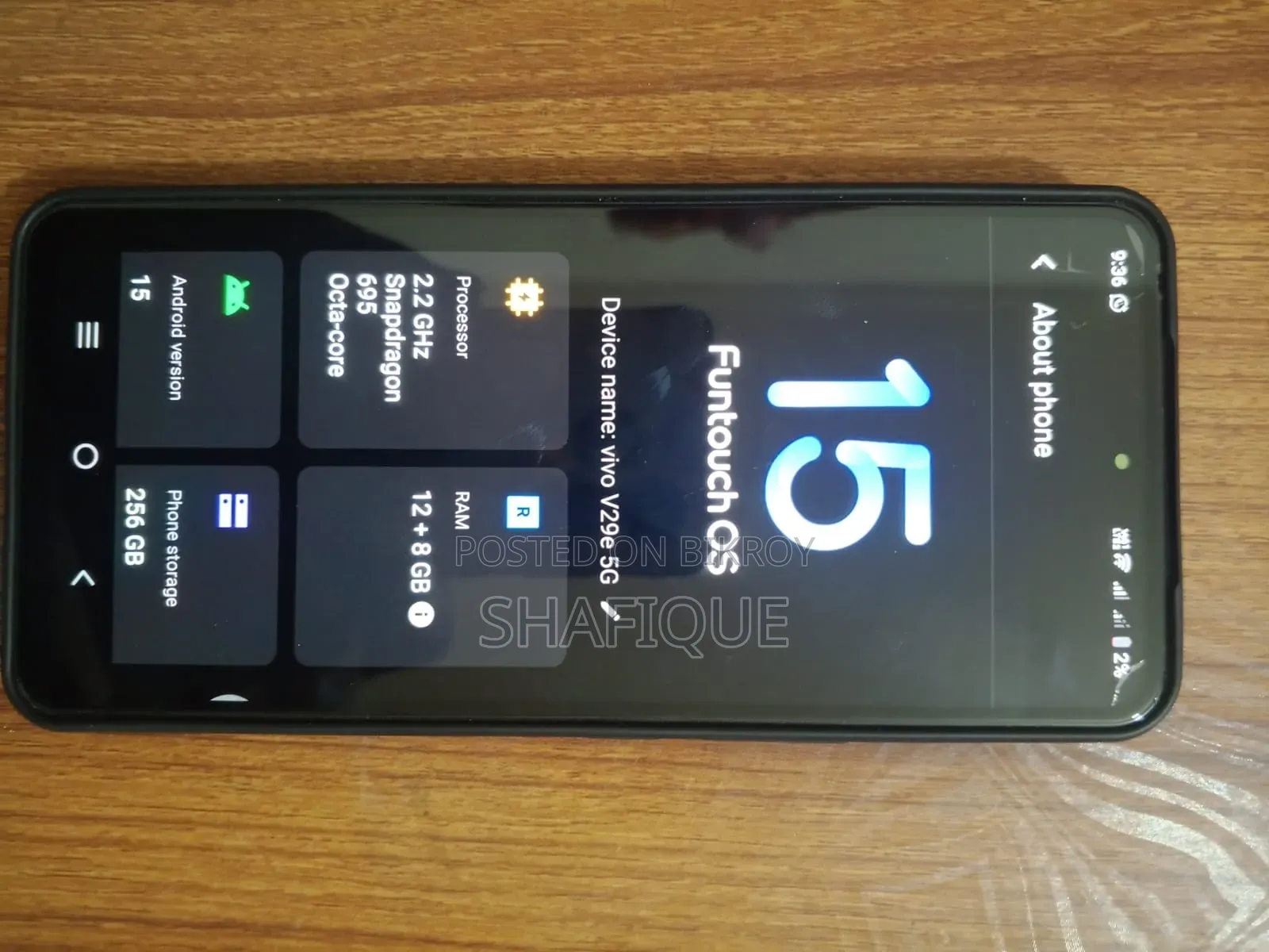 Vivo V29e 5G 256 GB Purple